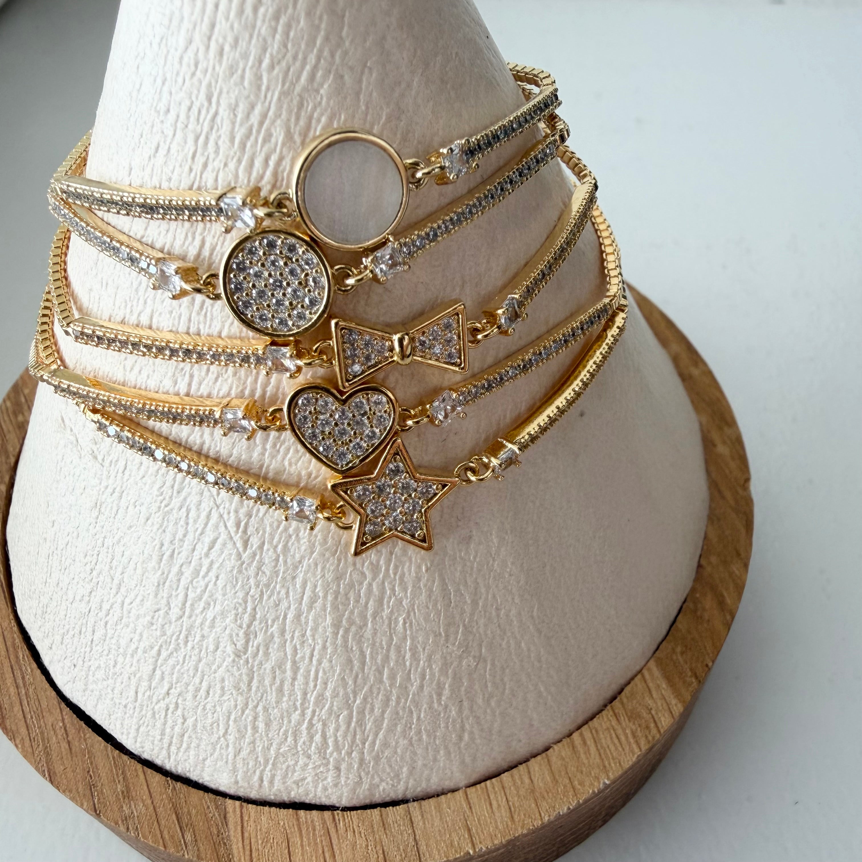 Mini Bangle Slider Bracelet
