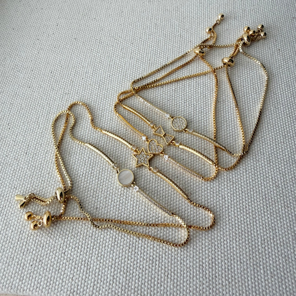 Mini Bangle Slider Bracelet