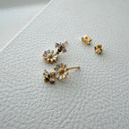 Bumblebee and Daisy Dangle Earrings