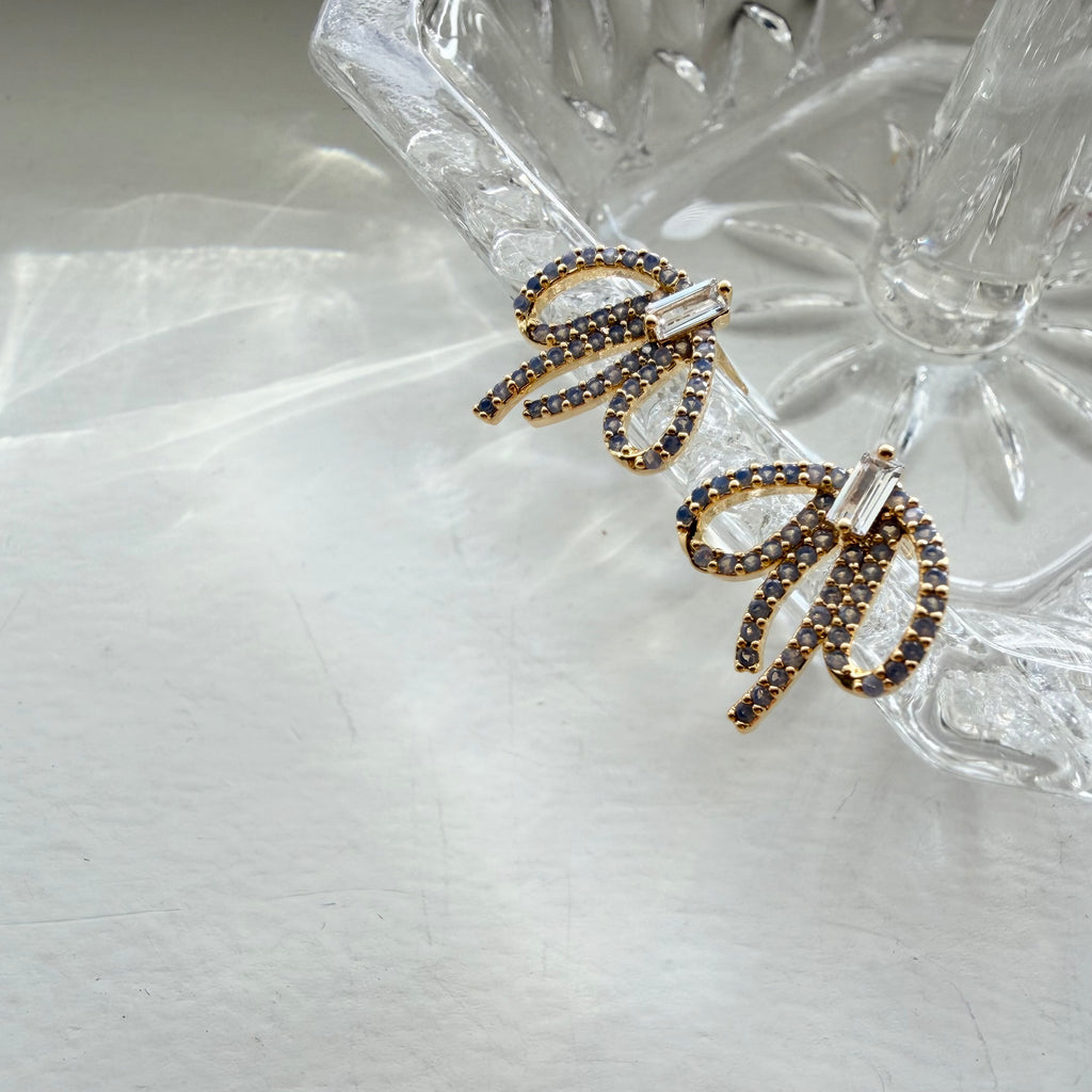Droopy Bow Earrings