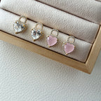 Heart Padlock Earrings