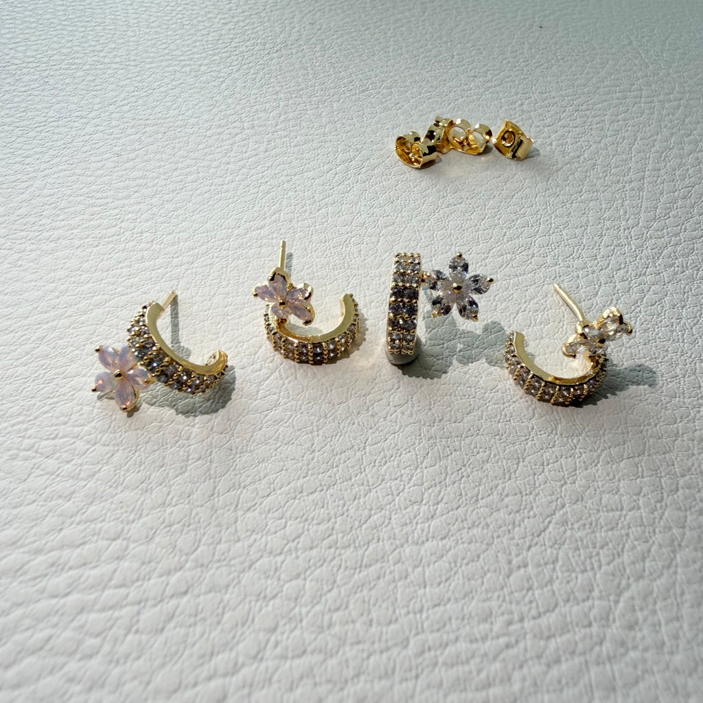 Sitting Flower Earrings