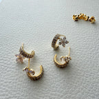 Sitting Flower Earrings