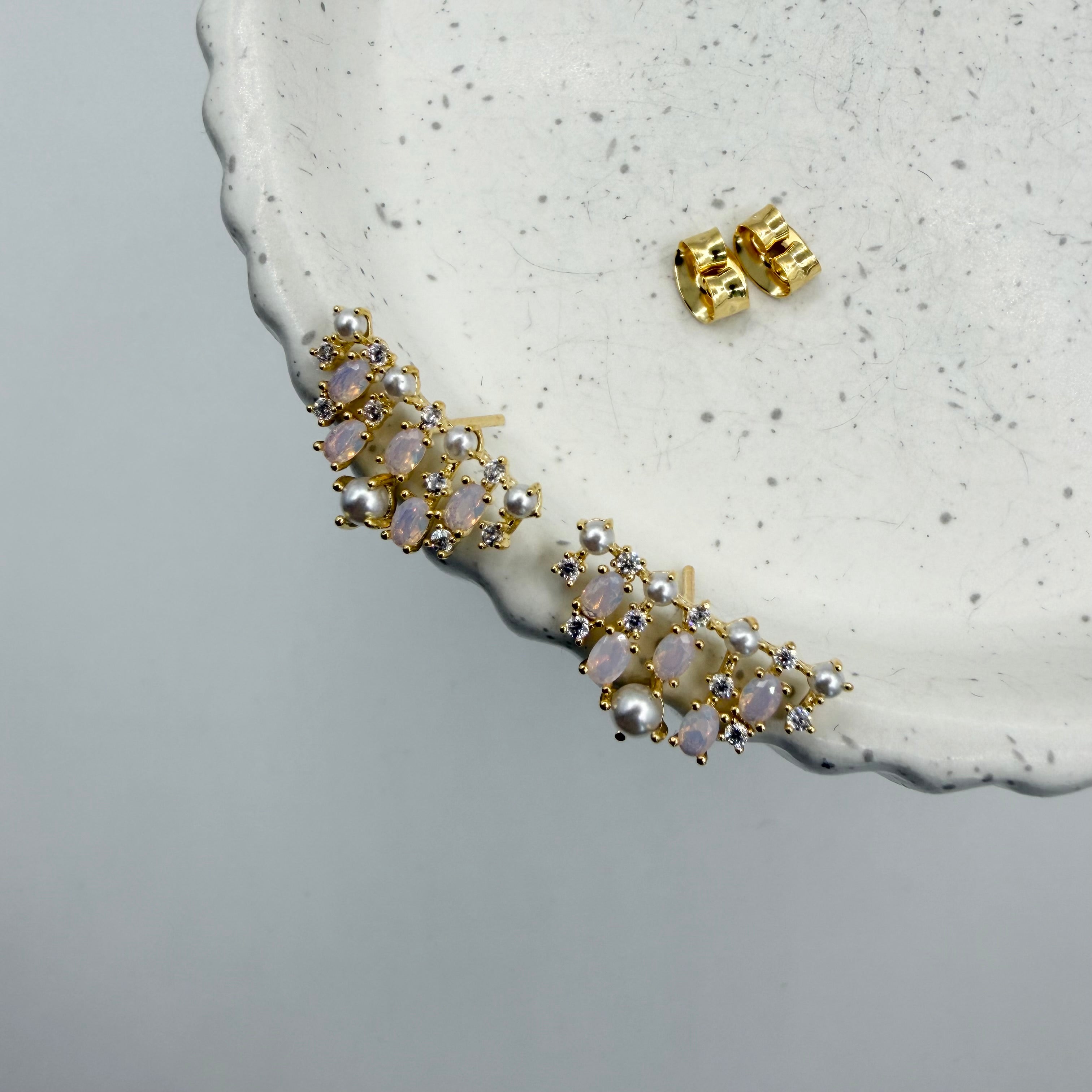 Pearl Matrix Earrings