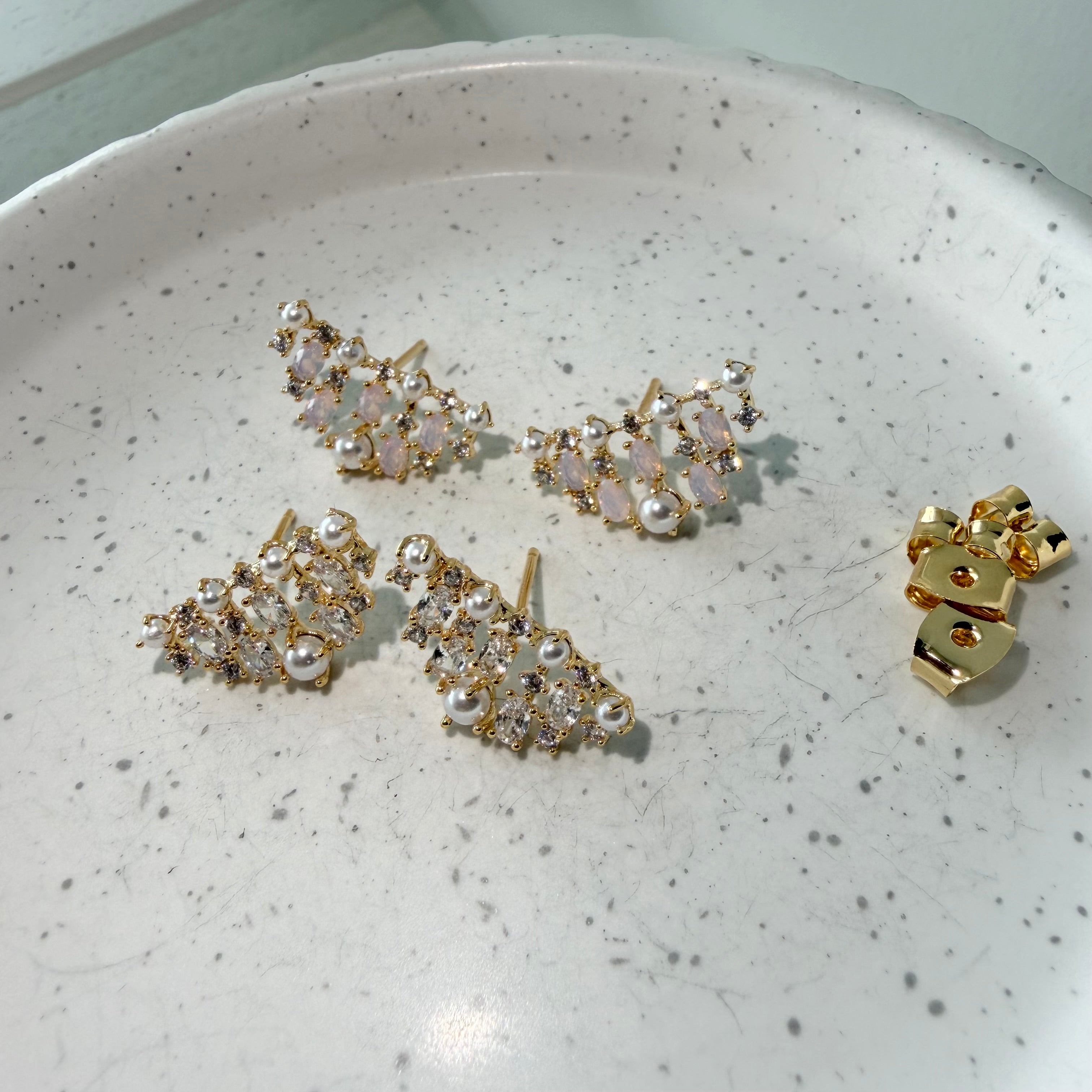 Pearl Matrix Earrings