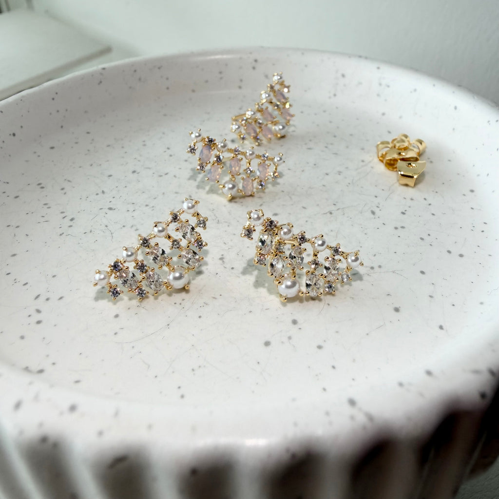 Pearl Matrix Earrings