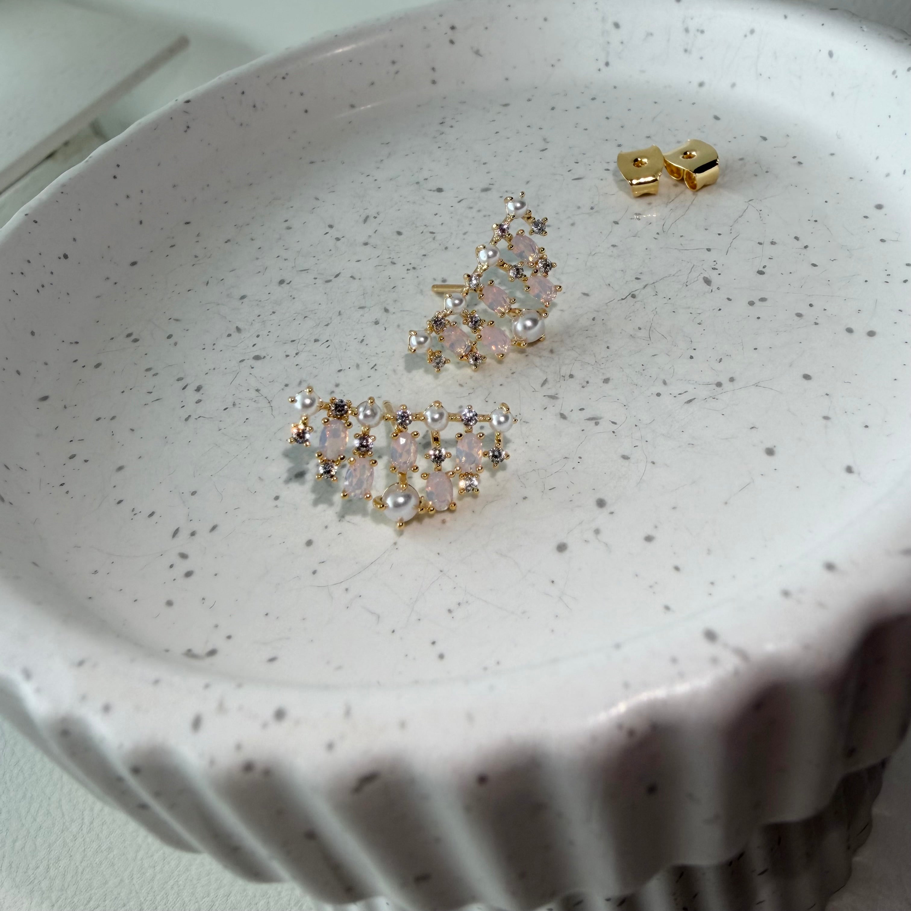 Pearl Matrix Earrings