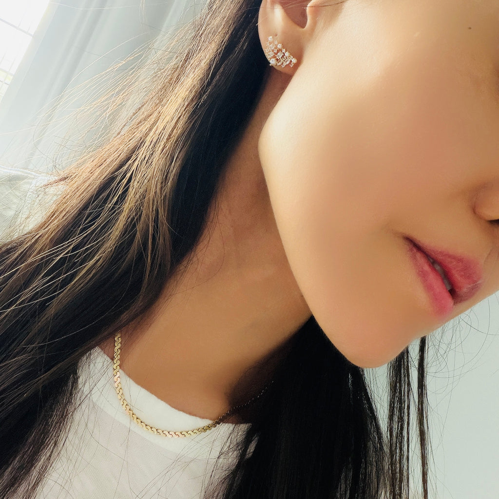 Pearl Matrix Earrings