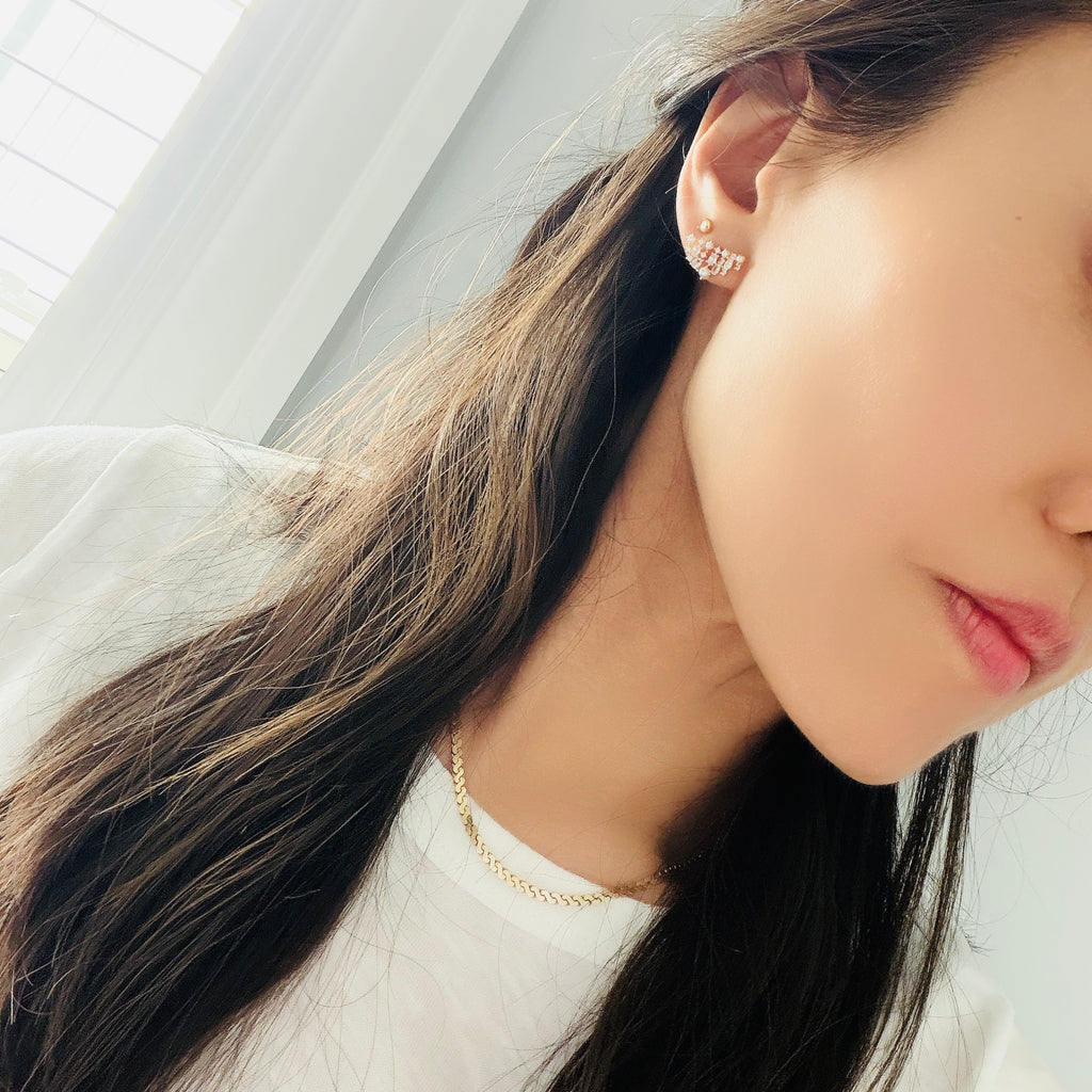 Pearl Matrix Earrings