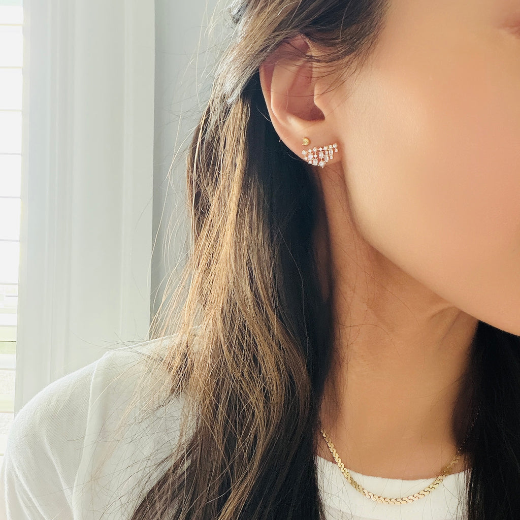 Pearl Matrix Earrings