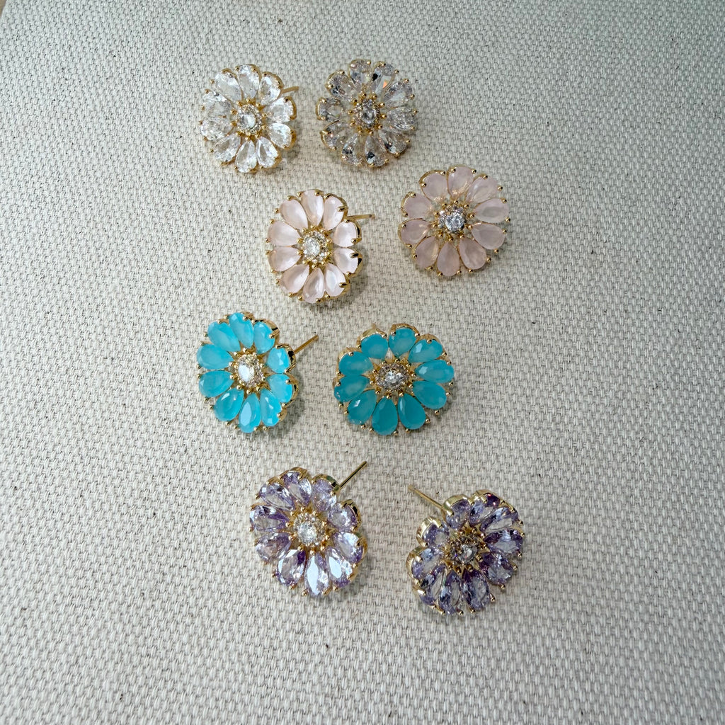 Soft Bloom Flower Earrings