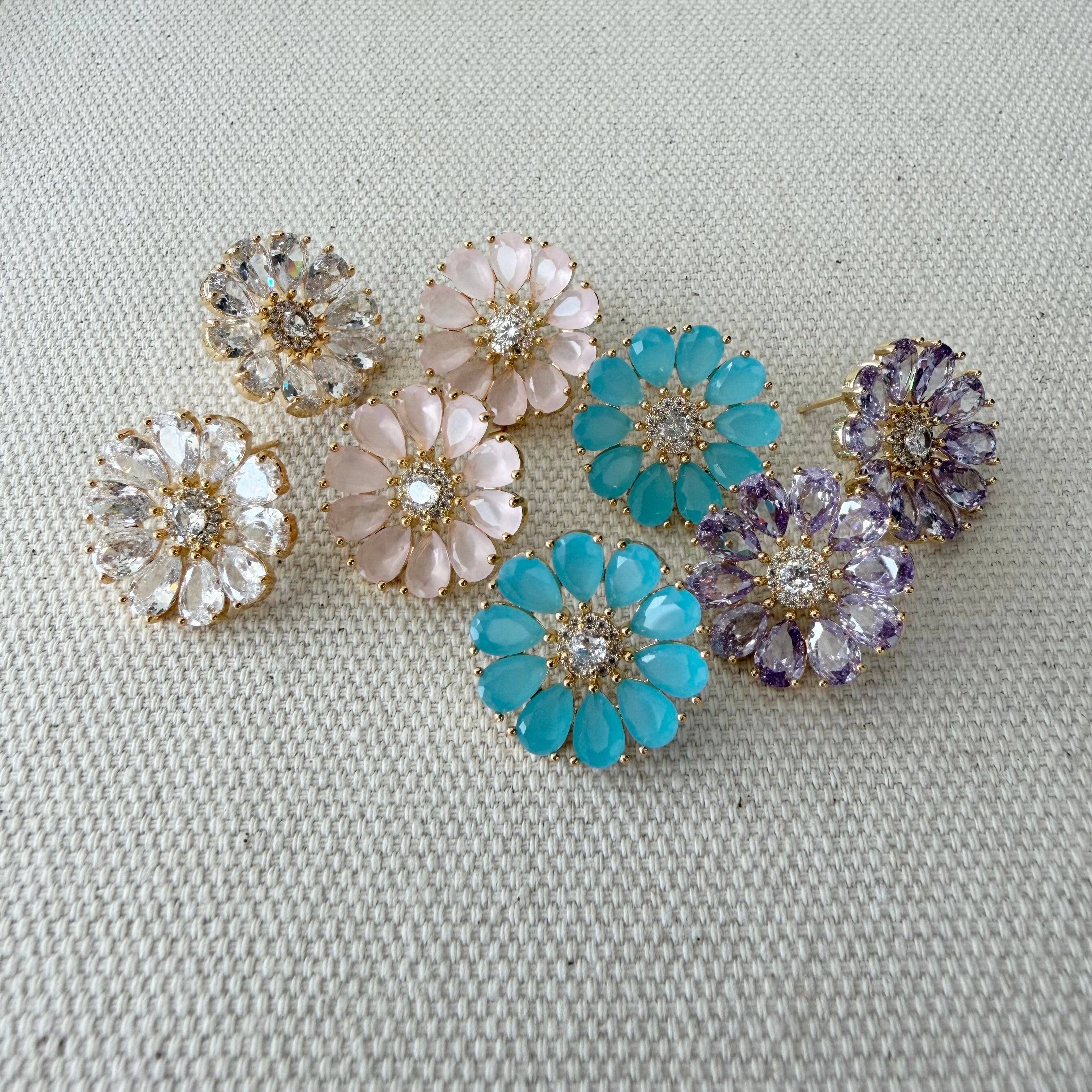 Soft Bloom Flower Earrings