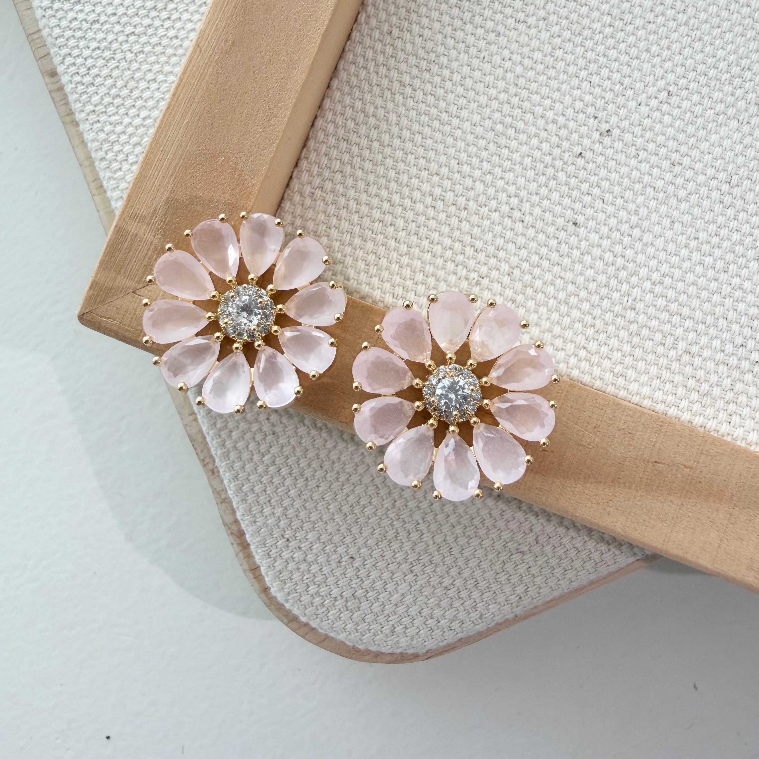Soft Bloom Flower Earrings