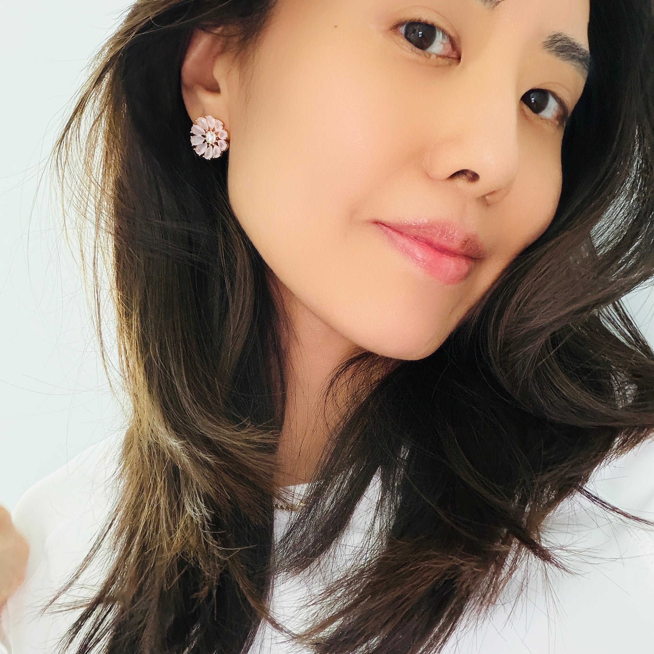 Soft Bloom Flower Earrings