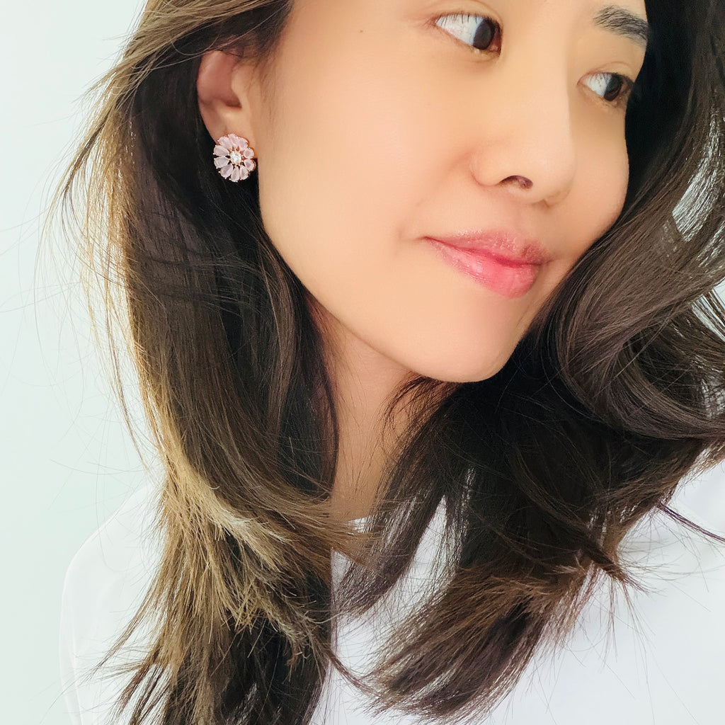 Soft Bloom Flower Earrings