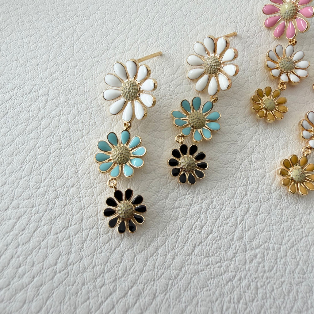 Daisy Pop Enamel Earrings