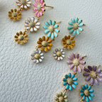 Daisy Pop Enamel Earrings