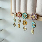 Daisy Pop Enamel Earrings