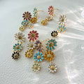 Daisy Pop Enamel Earrings