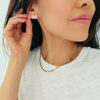 Sassy Bow Enamel Earrings