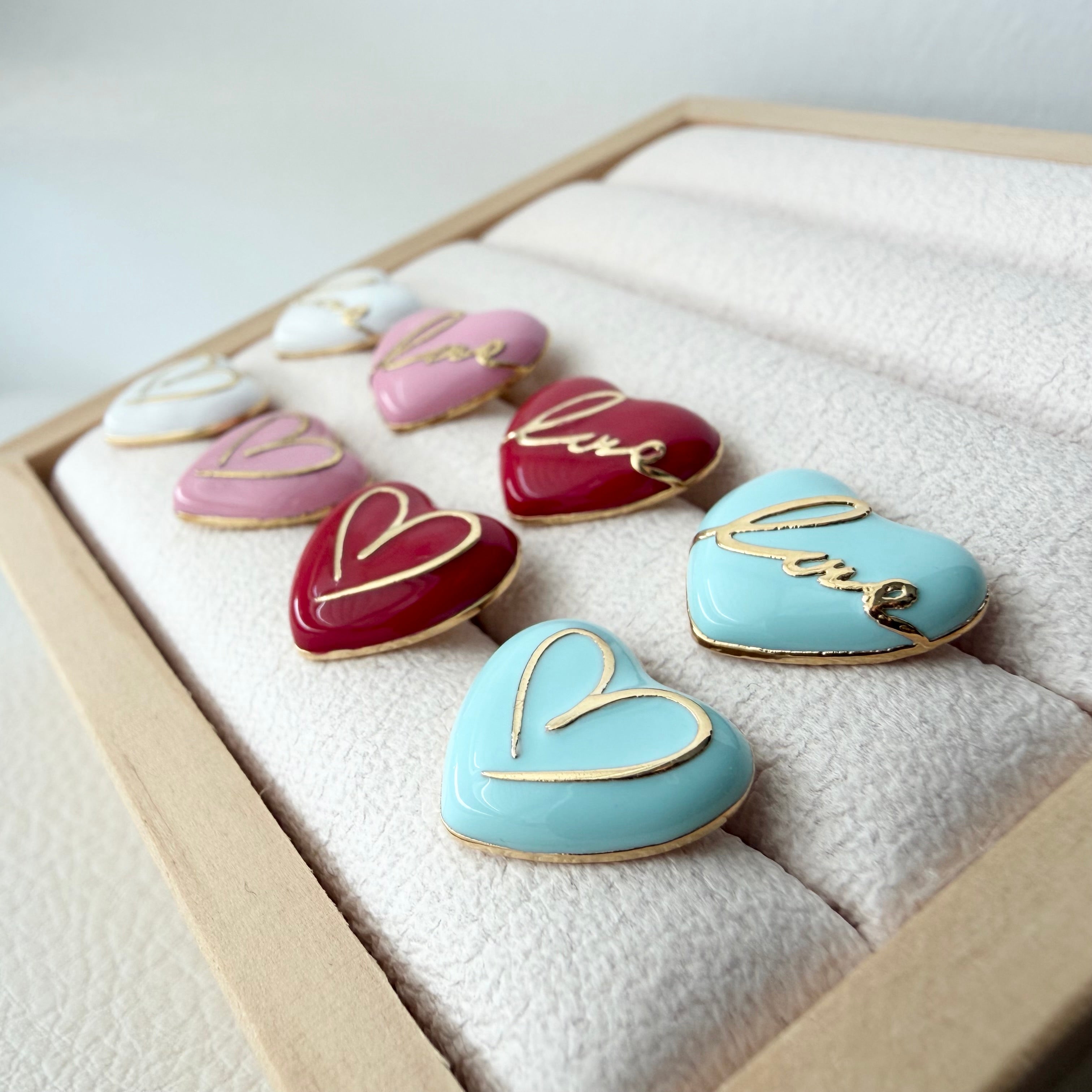Love Crush Enamel Earrings