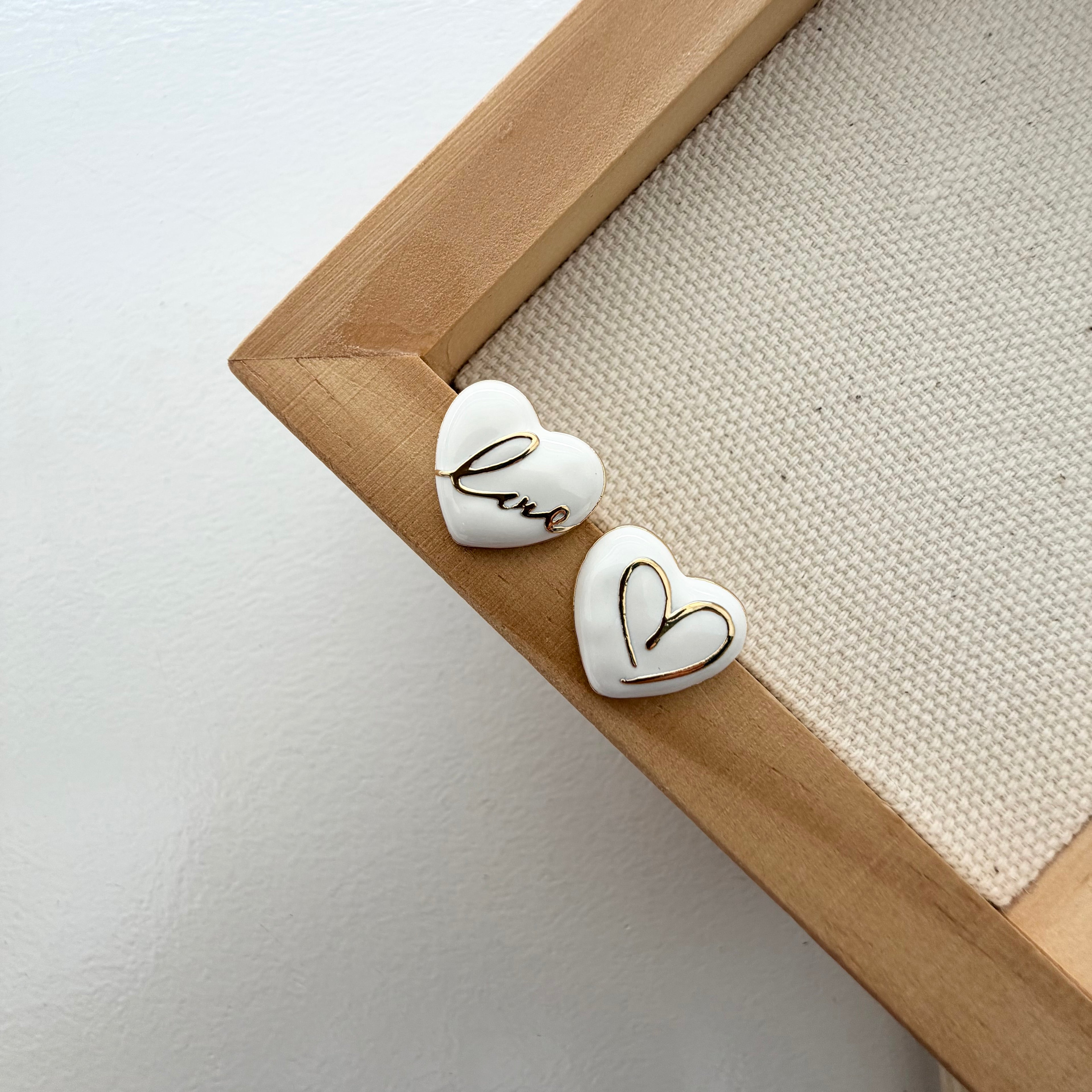 Love Crush Enamel Earrings