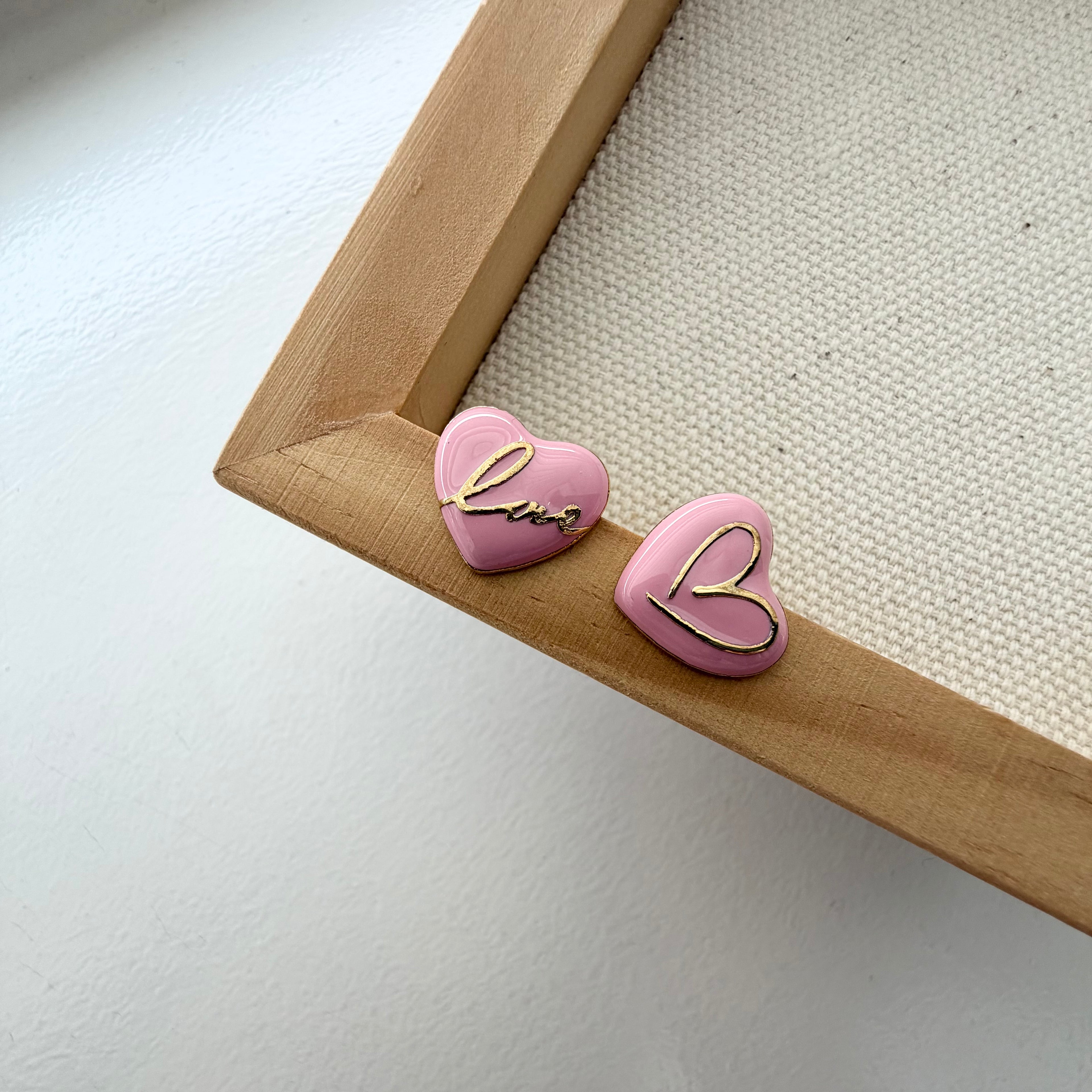 Love Crush Enamel Earrings
