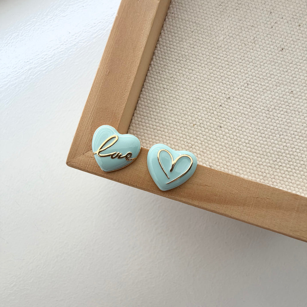 Love Crush Enamel Earrings