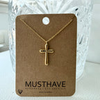 Simple Cross Necklace