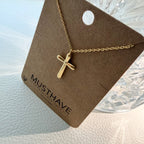 Simple Cross Necklace