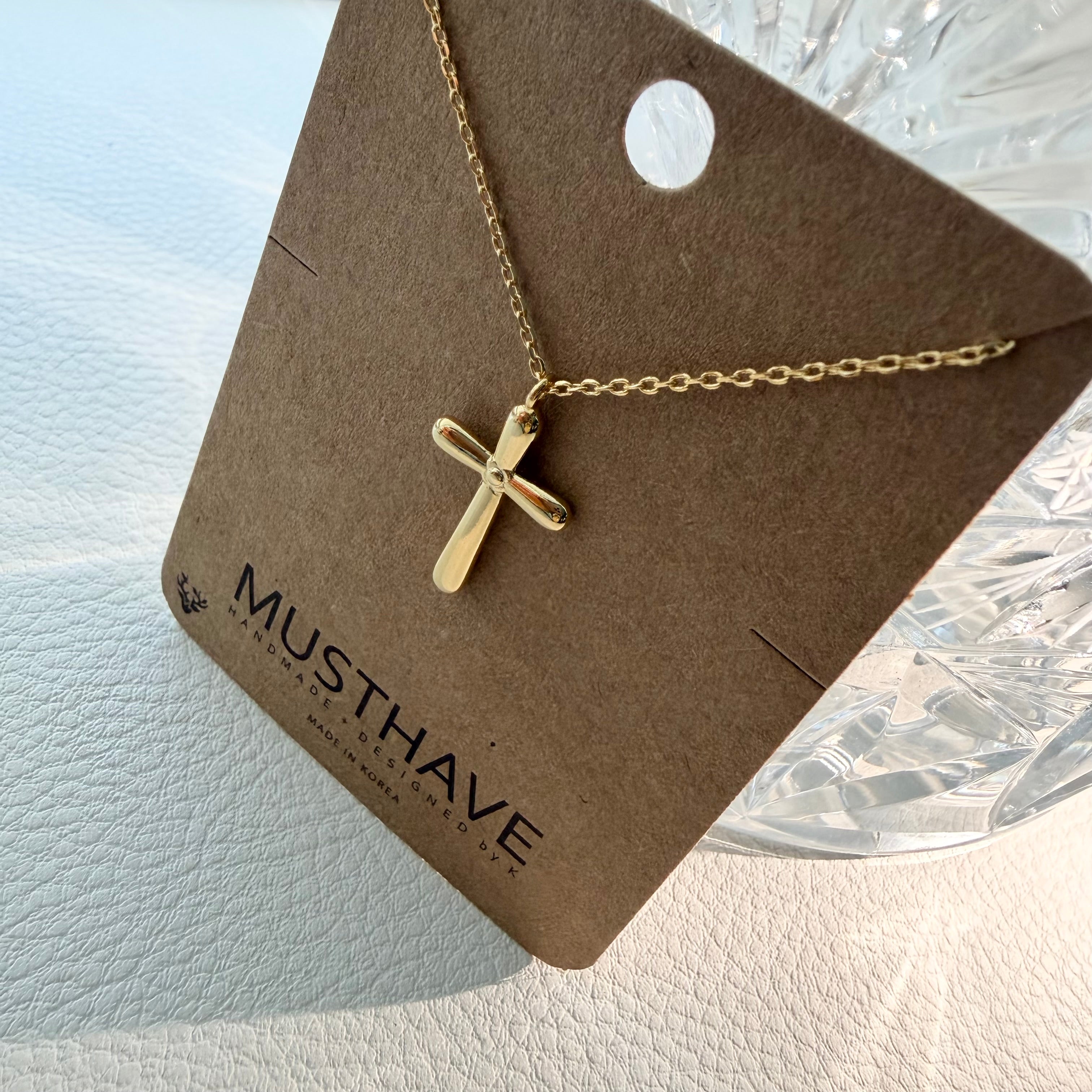 Simple Cross Necklace