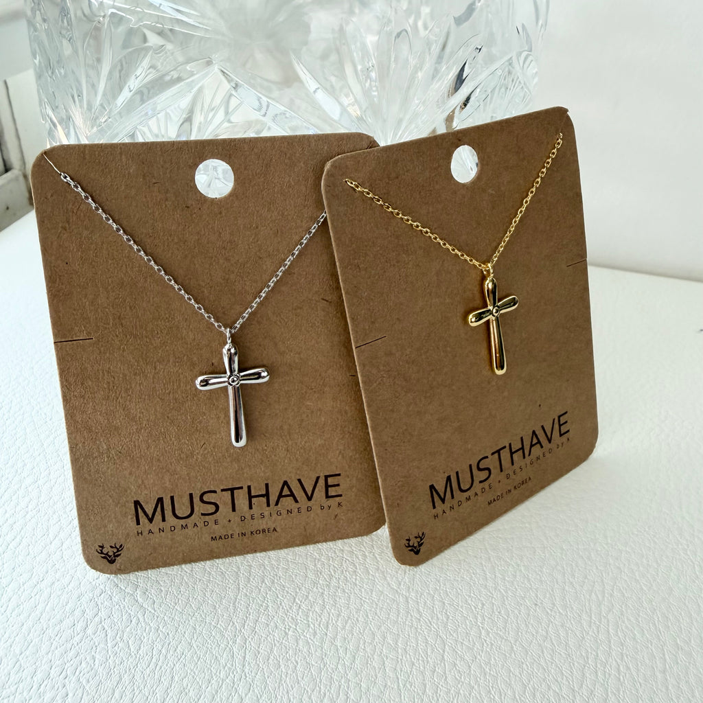 Simple Cross Necklace
