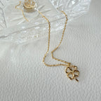 Clover / Shamrock Stencil Necklace