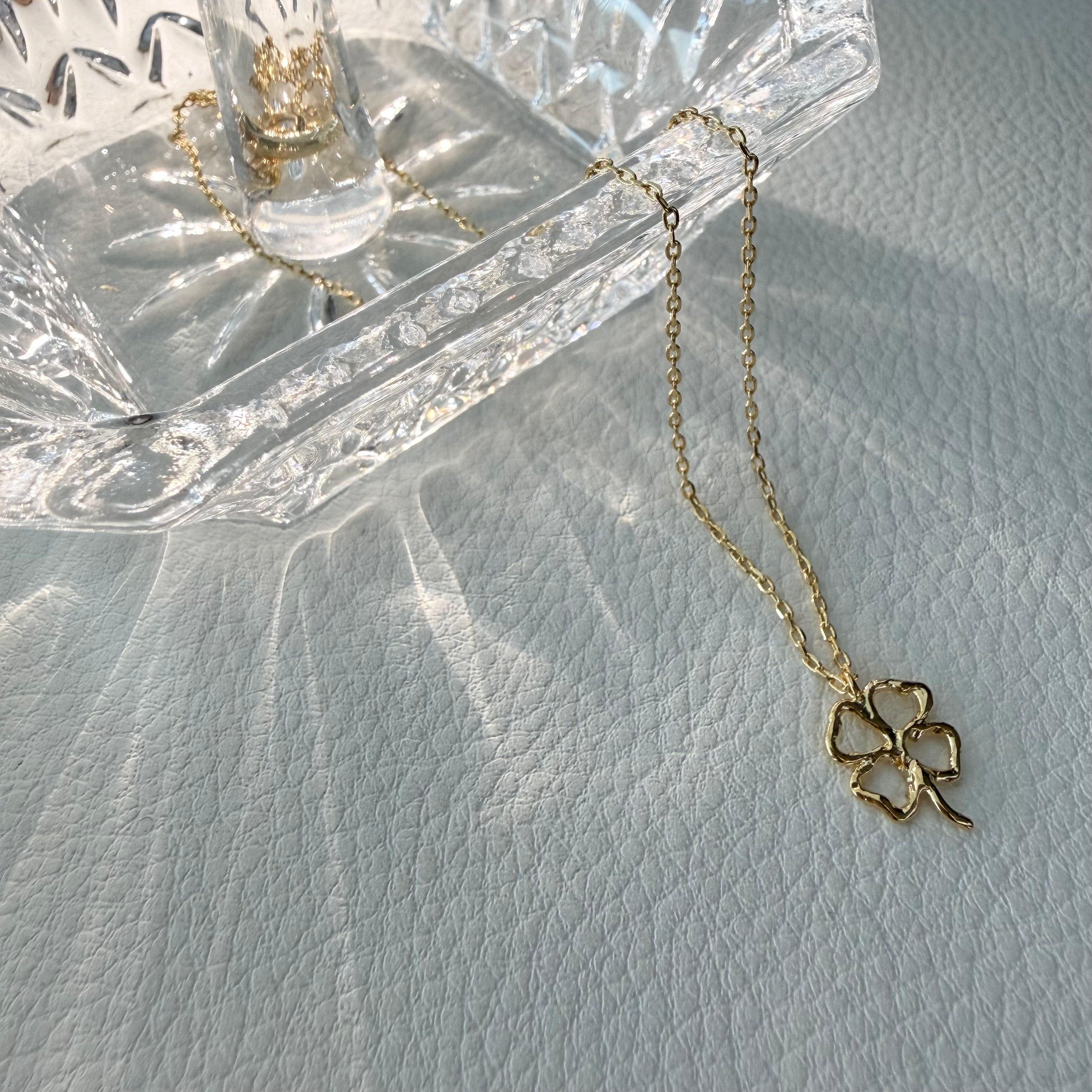 Clover / Shamrock Stencil Necklace