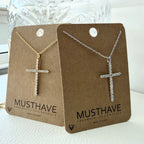 Bling Cross Necklace