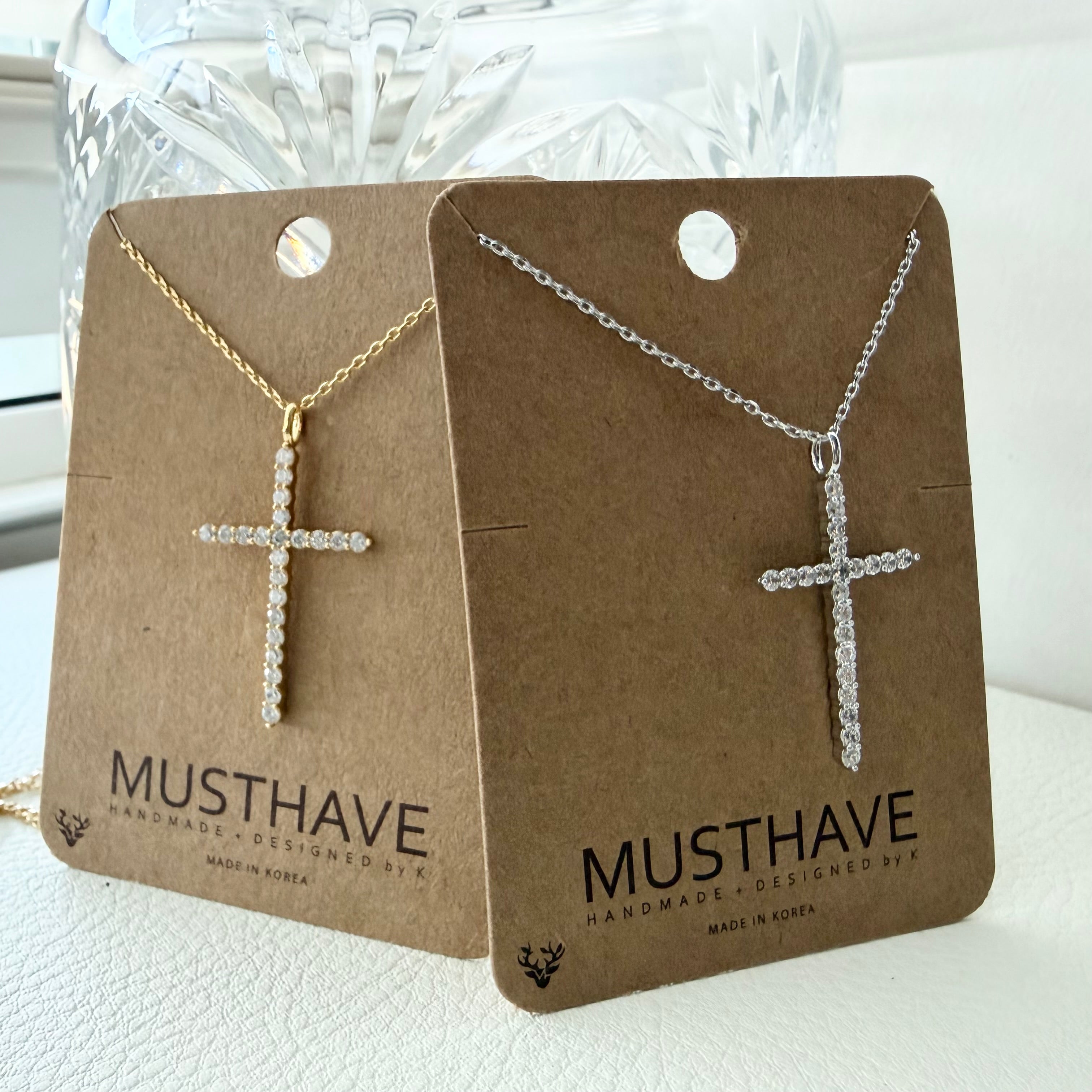 Bling Cross Necklace