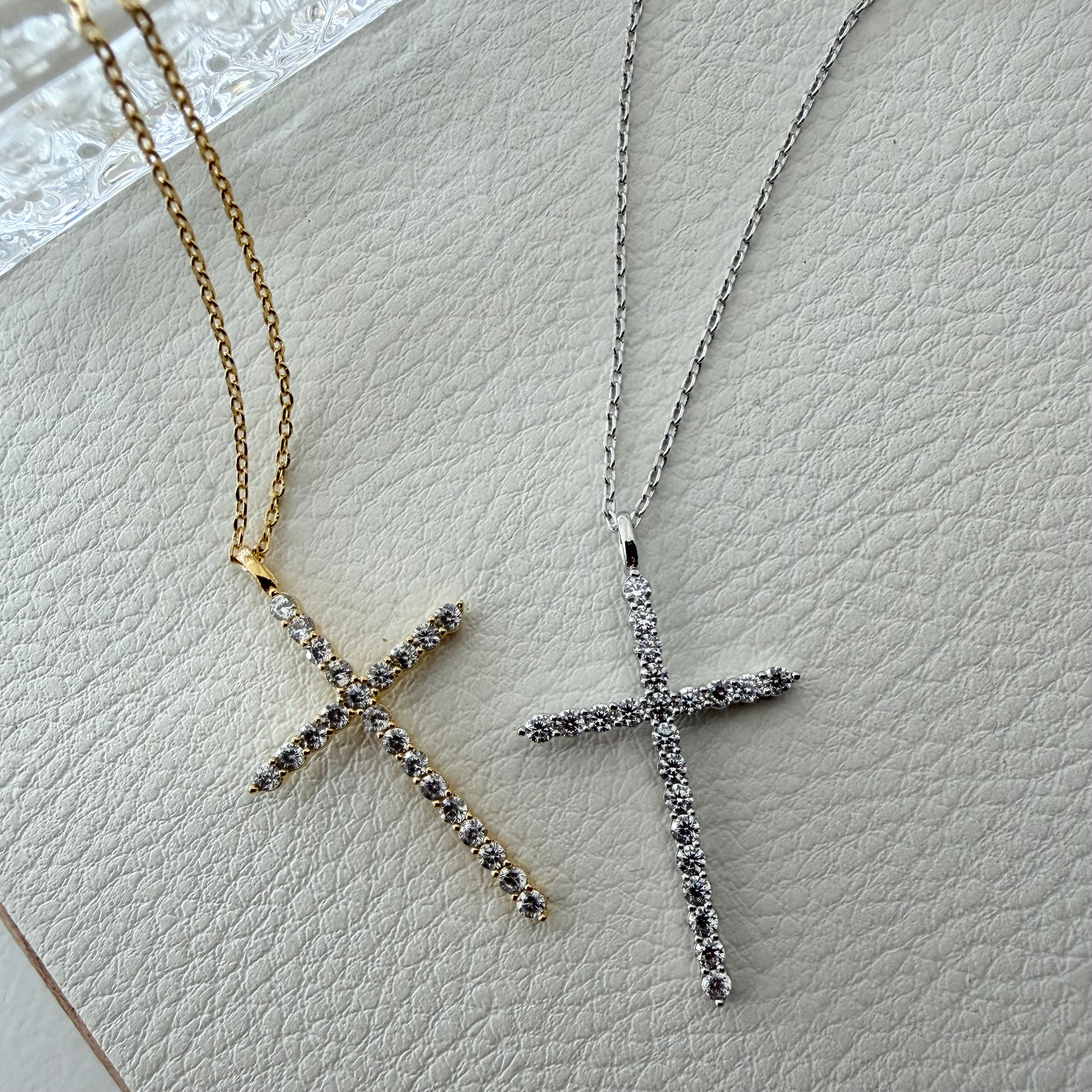 Bling Cross Necklace