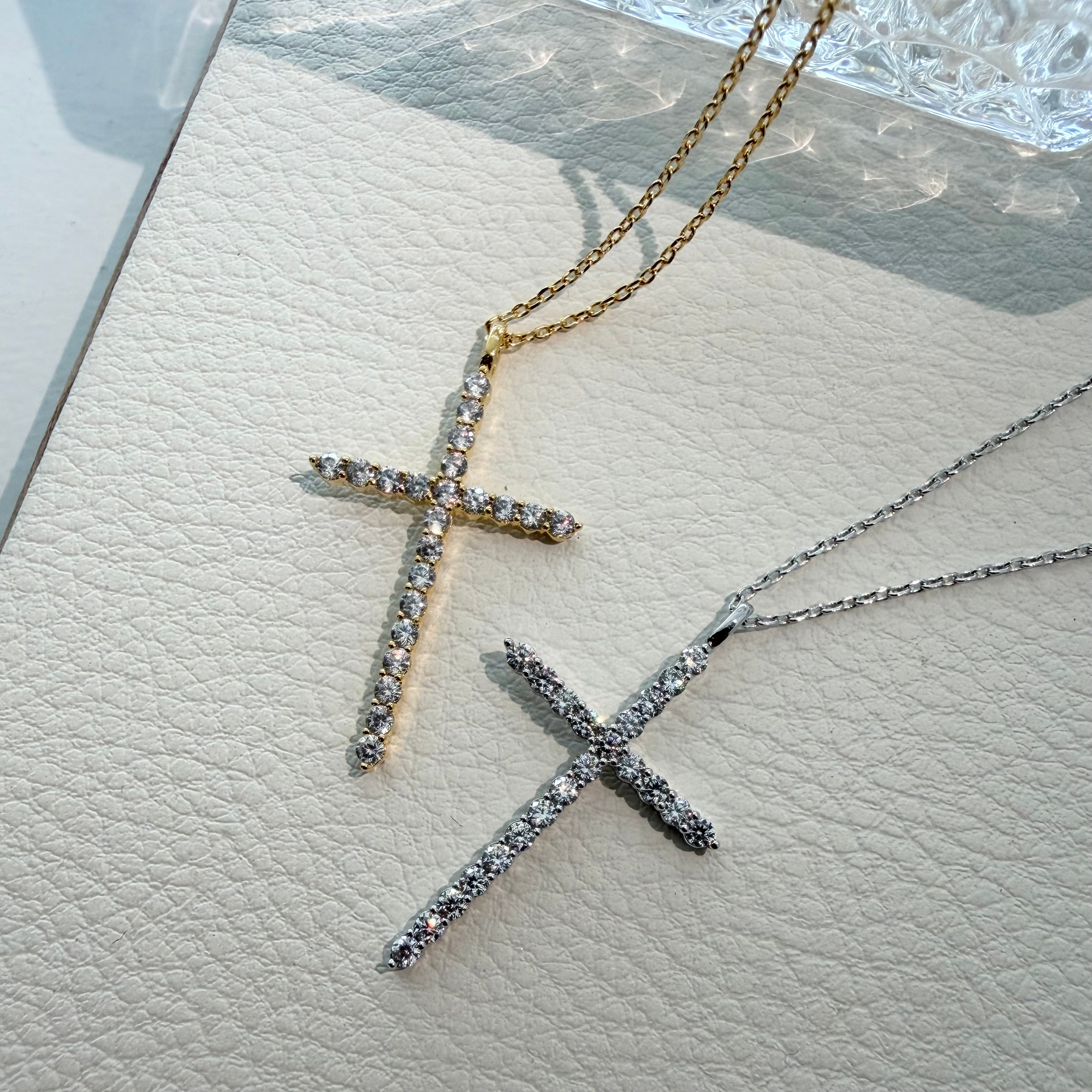 Bling Cross Necklace
