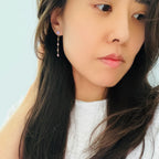 Lovey Dovey Heart Enamel Earrings