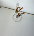 Two Tone Convertible Hoop Earrings in Stainless Steel