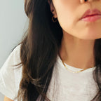 Clover Quatrefoil Hoop Earrings in Stainless Steel