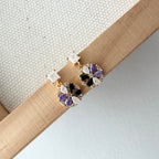 Mini Fleur Ombre Earrings