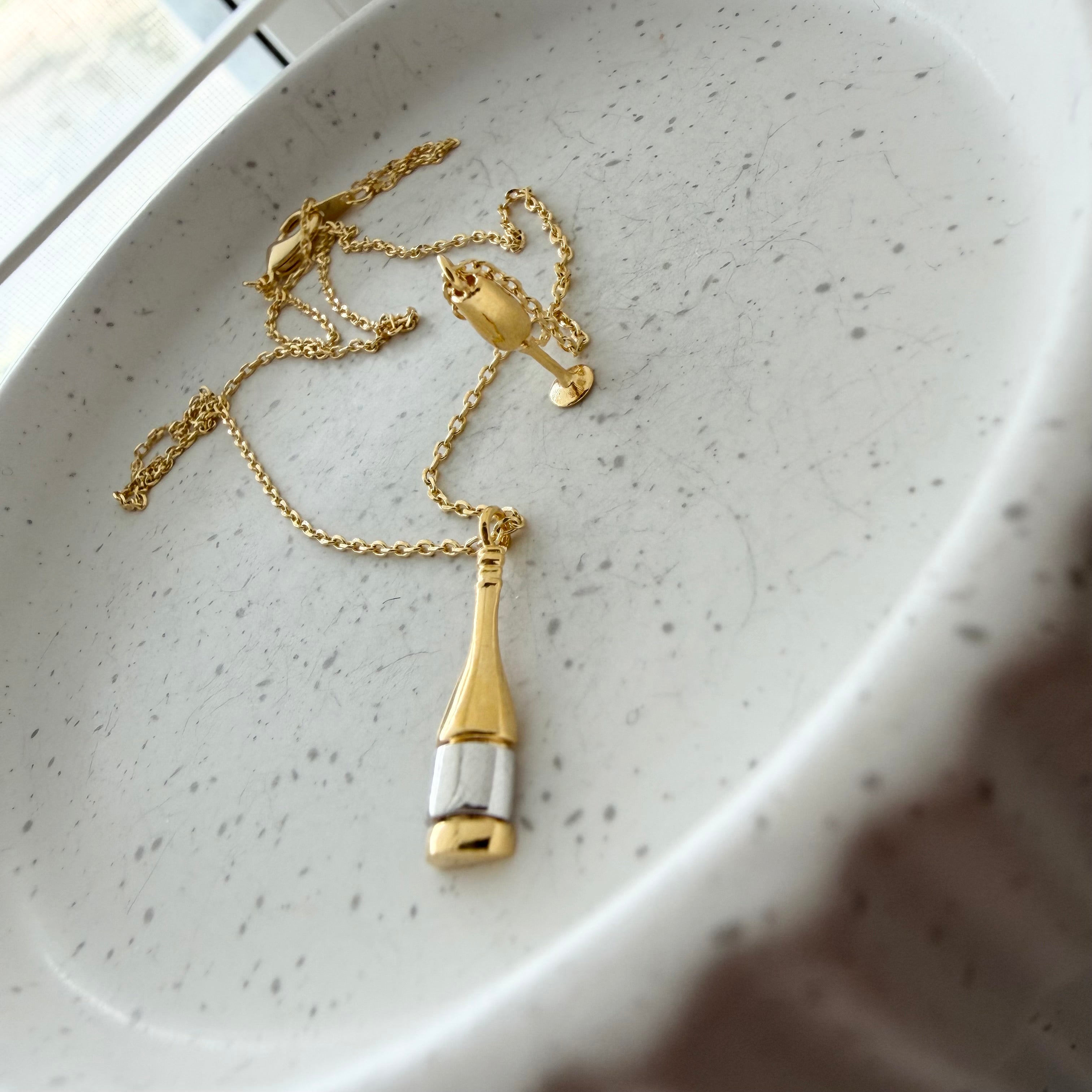 Champagne Pop Necklace