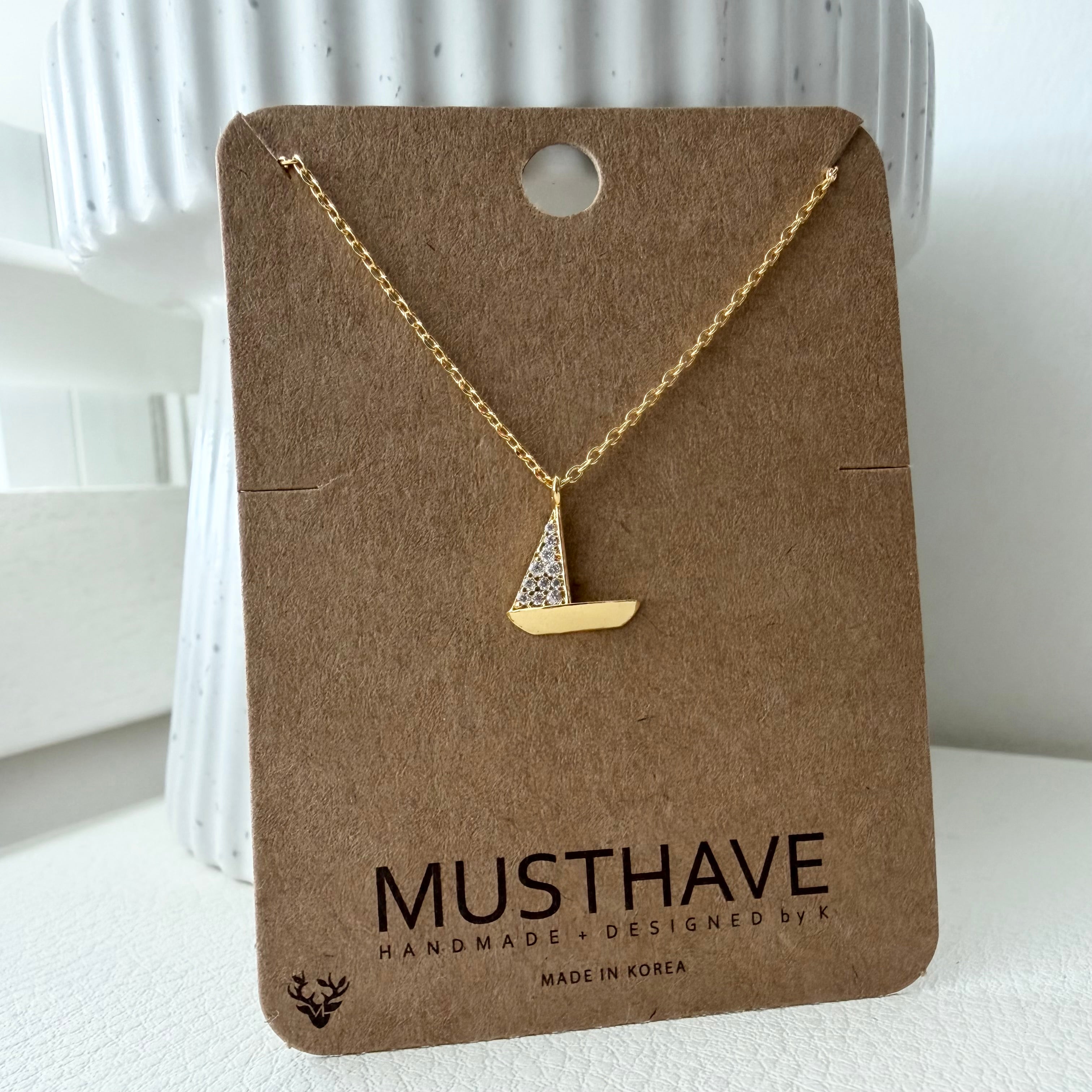 Nautical Sailboat Necklace