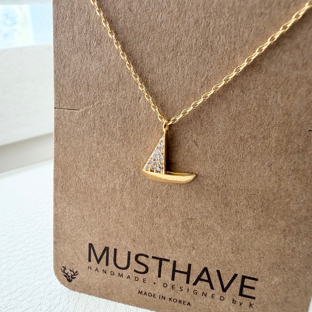 Nautical Sailboat Necklace
