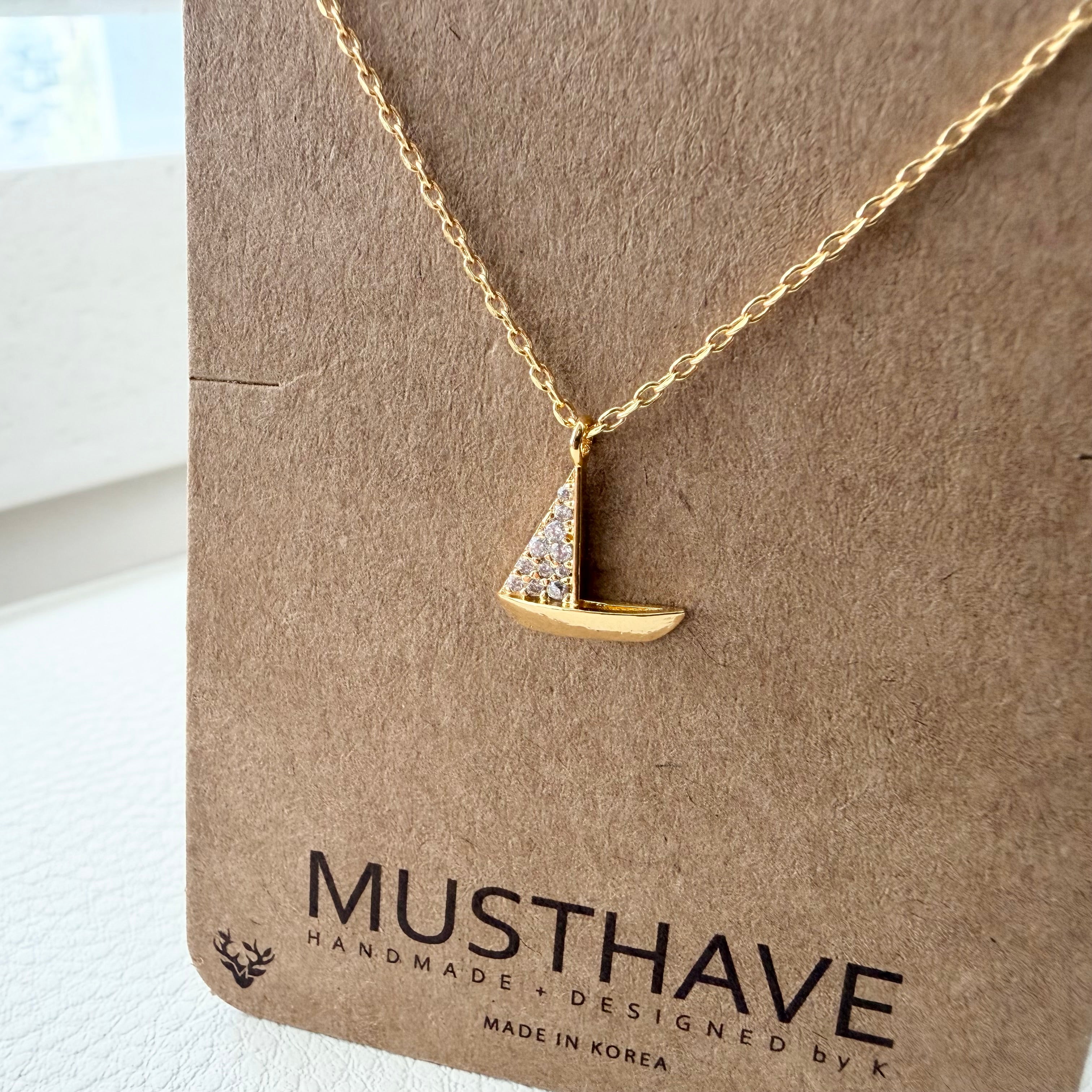 Nautical Sailboat Necklace