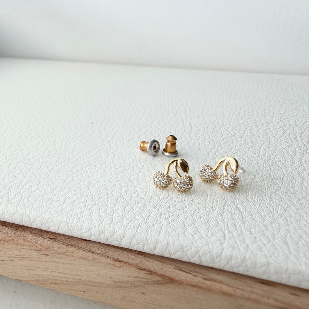 Pavé Cherry Earrings