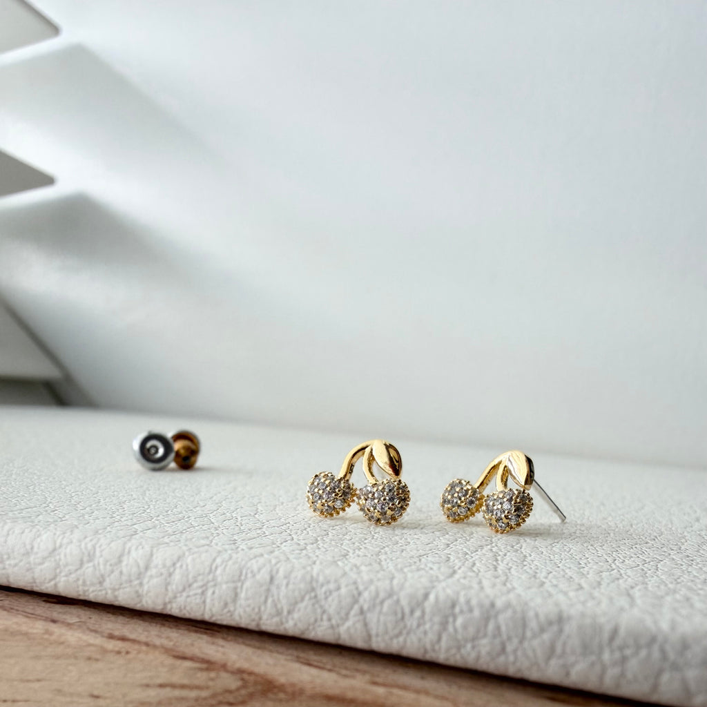 Pavé Cherry Earrings