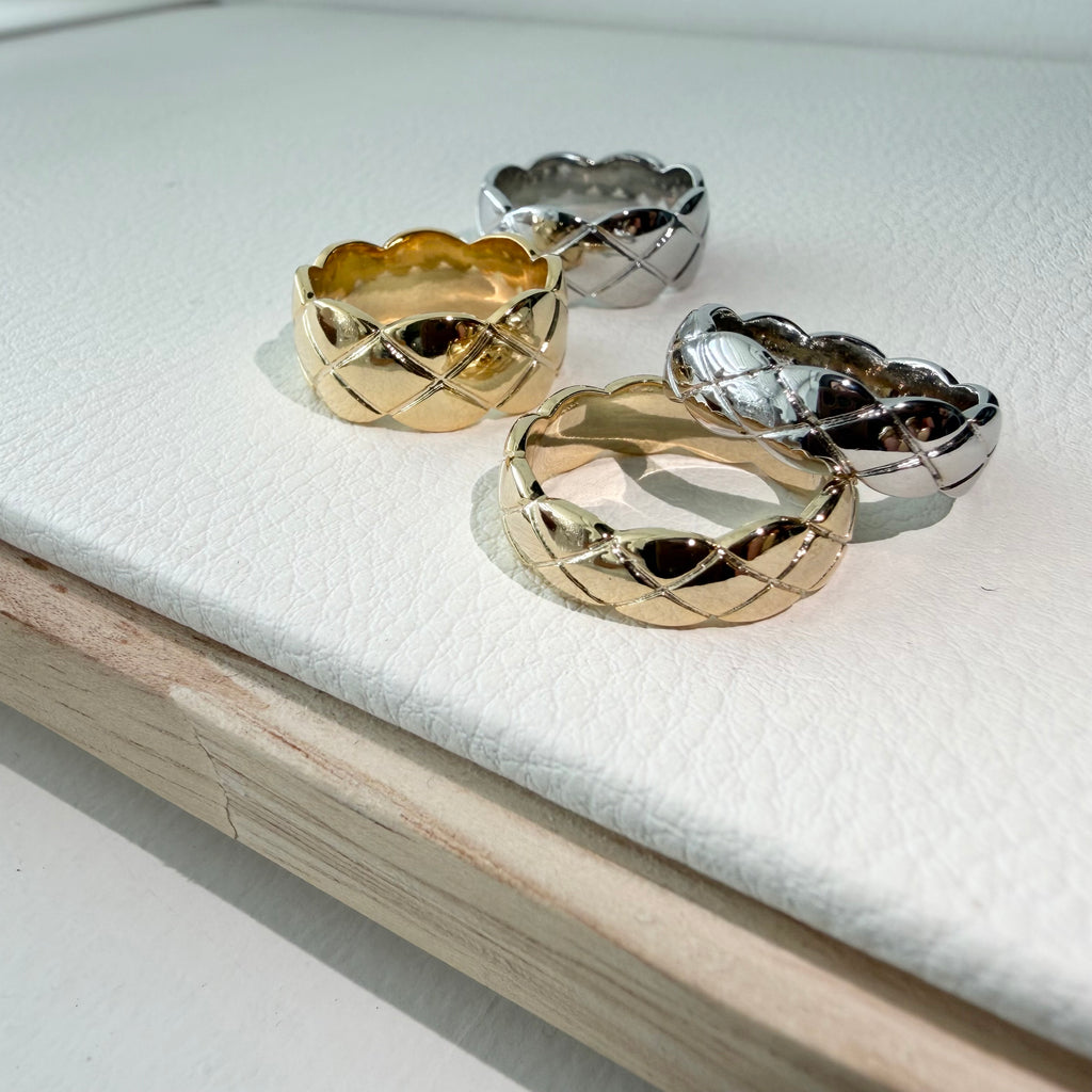 Quilted Luxe Ring