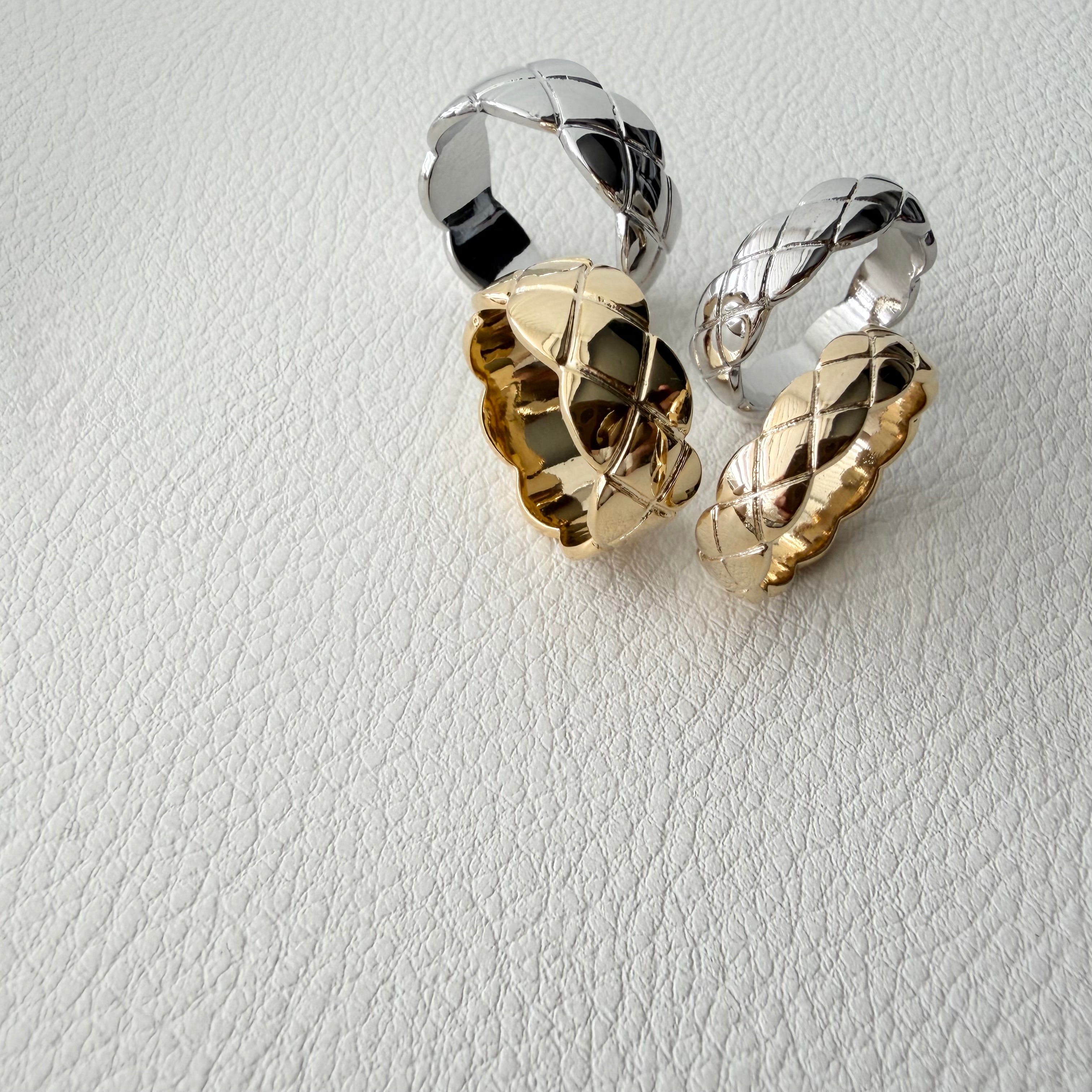 Quilted Luxe Ring